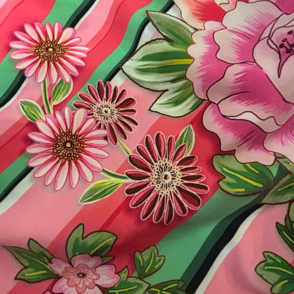 Johnny Was Pink Floral Swimwear - Picture 6 of 11